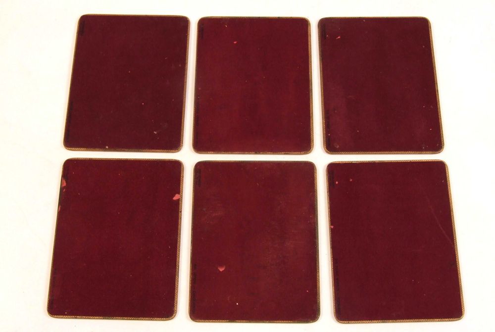 Set 6 litografii dupa pictori celebri, suport lemn, Made in England