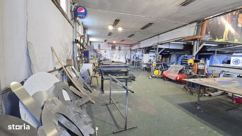 De vanzare Hală producție 1.100 mp + birouri 356 mp + teren 1.200 mp