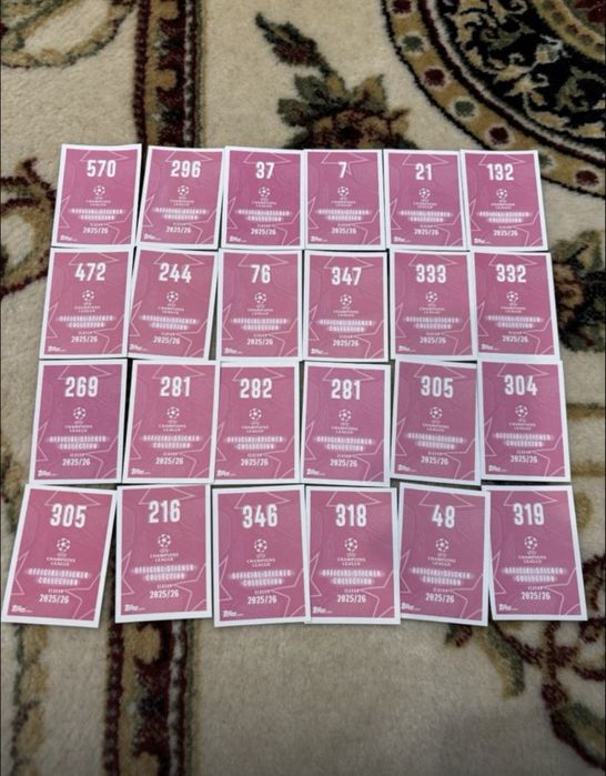 Cartonase UCL 2025-2026 Topps