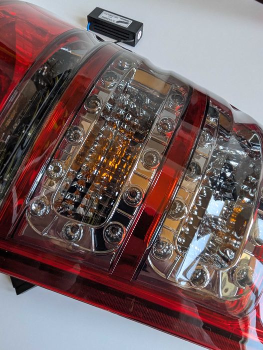 Стопове Мерцеде Ц класа ЛЕД Комби W203 Mercedes 203 Тъмни Опушени