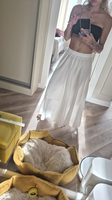 Юбка белая размер 42