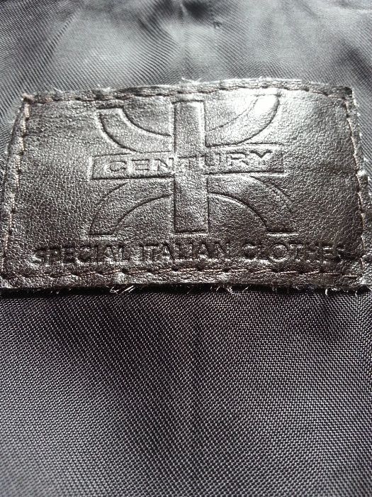 100% Италианско кожено яке Century