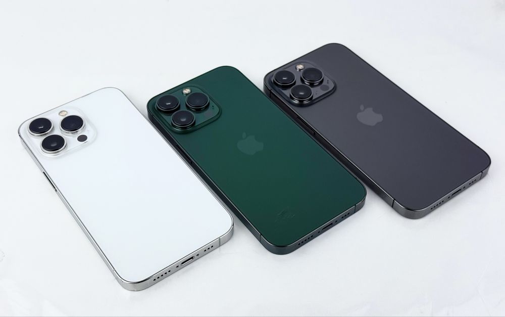 Apple iPhone 13 Pro 128GB Graphite / Green / Silver 100% Батерия!