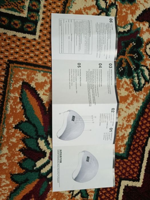 Tirnoqa shlak qotiradigan apparat
