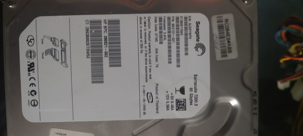 Vând piese de pc vechi