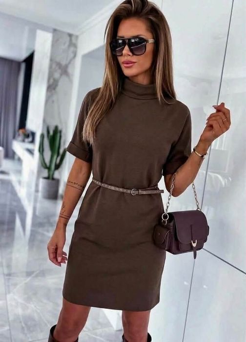 Рокля в 2 цвята  нов модел