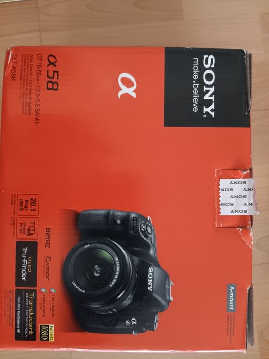 Продавам обектив Тамрон и фотоапарат Сони.за Сони A - mount AF