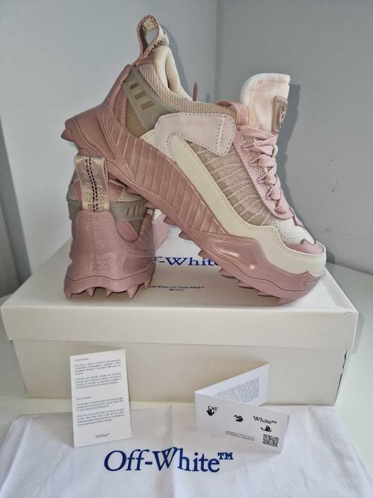 Off-White Odsy 1000 Beige Pink Size 40(2 pairs)