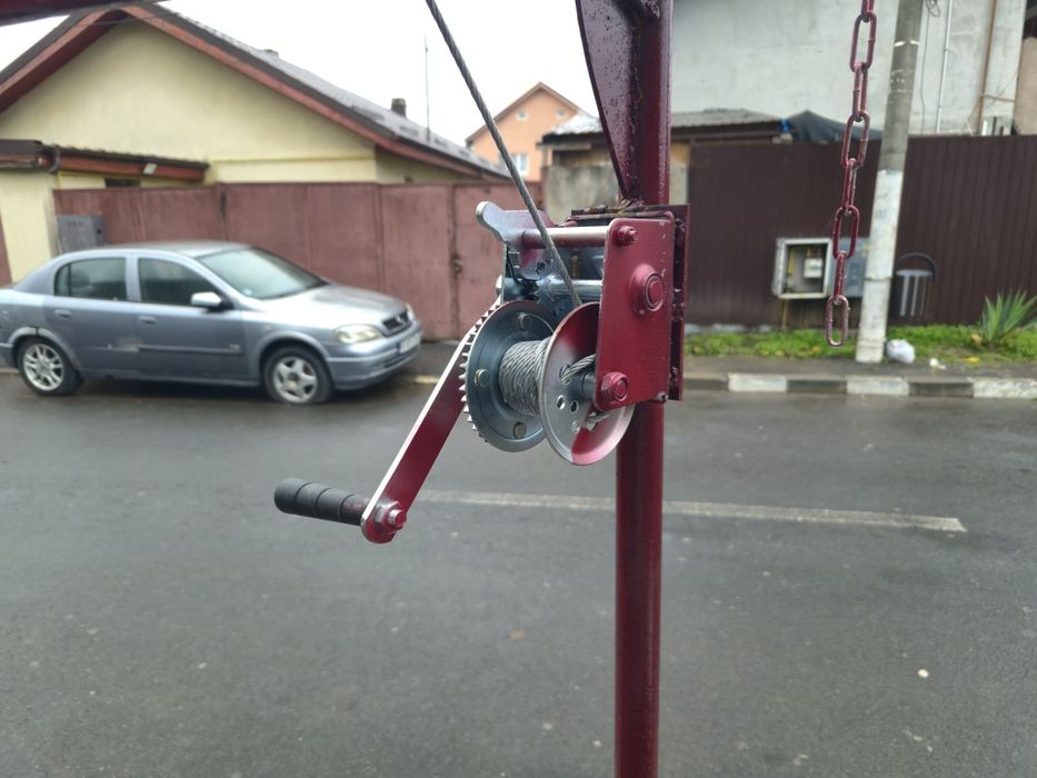 Proțap cu grătar si disc motorizat