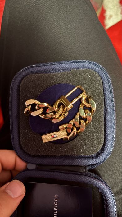 Bratara Tommy Hilfiger Placata Cu Aur
