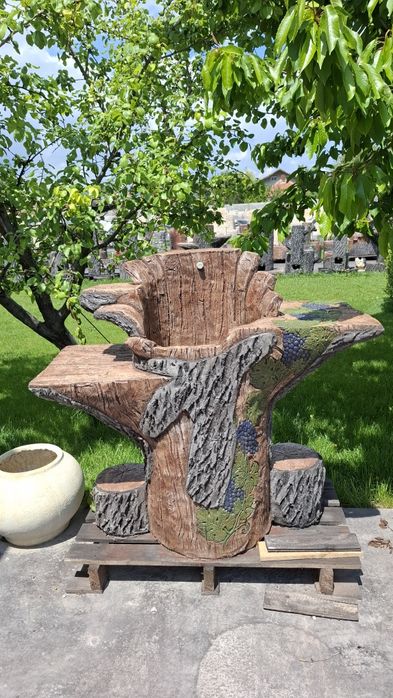 Градински чешми от щампован бетон