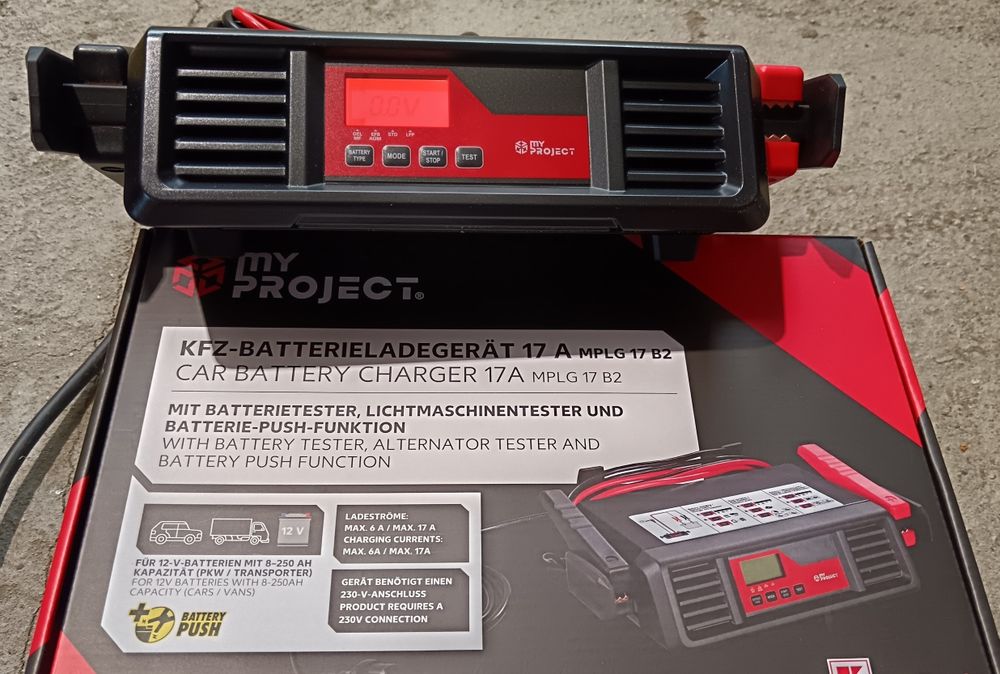 Redresor/robot pornire auto, pentru baterii de 6V și 12V