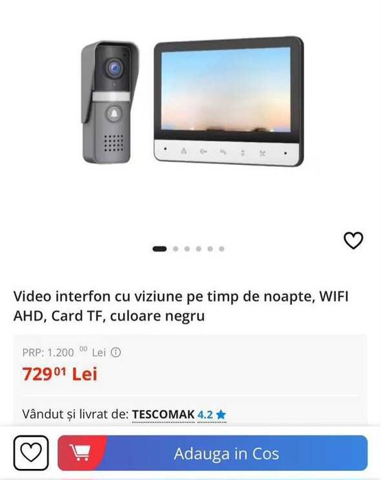 Sonerie Smart + Tableta (rol si de interfon)