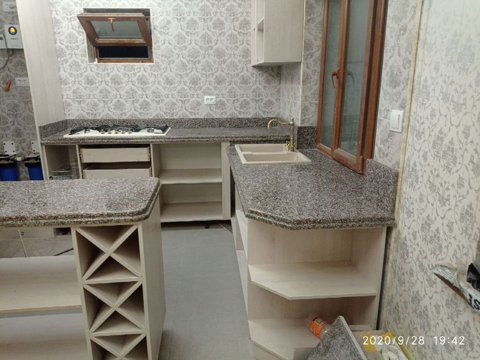 Изготовление столешниц из натурального камня (гранит, мрамор)