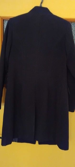 Дамско вълнено палто- черно