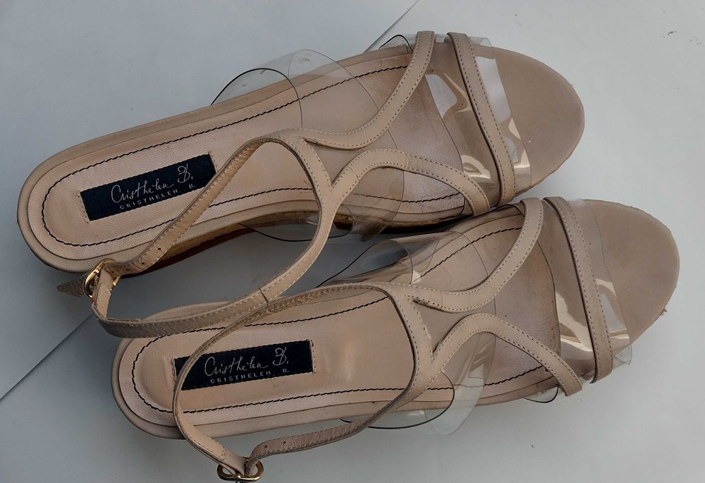 Sandale Musette piele si transparent talpa ortopedica marime 39 40