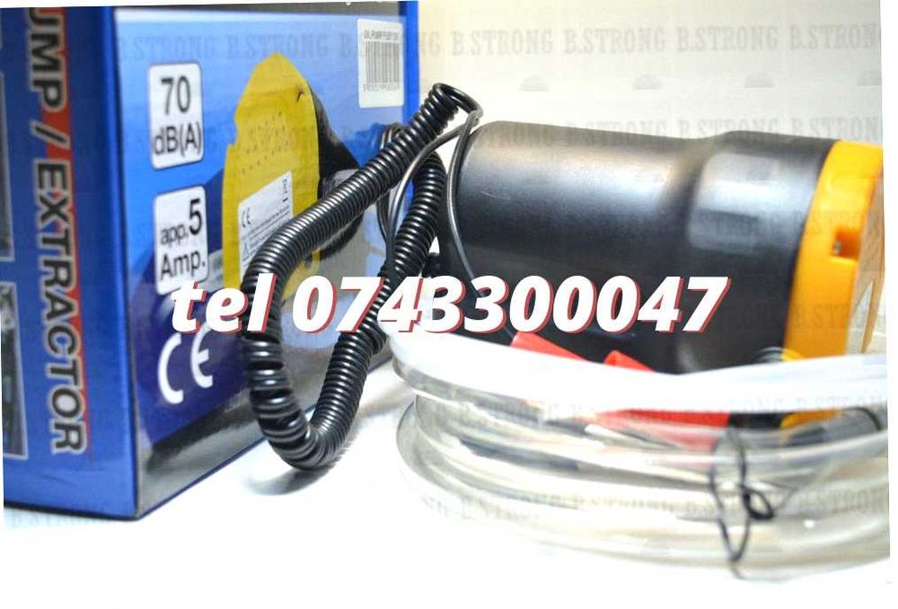 Extractor Combustibil 12V Pentru Motorina Si Ulei