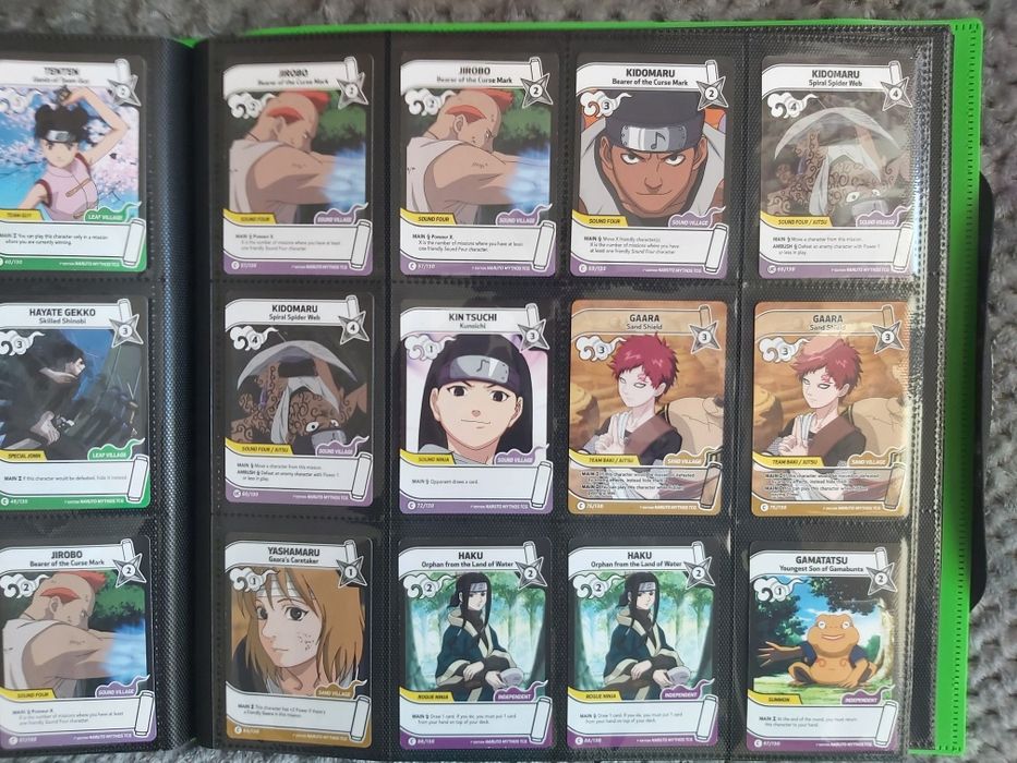 Naruto Mythos TCG карти
