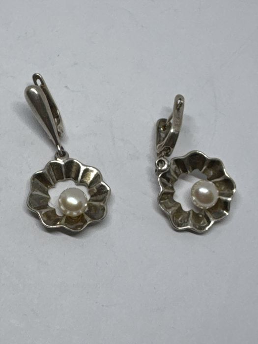 сребърни дамски обеци 5.12гр 925