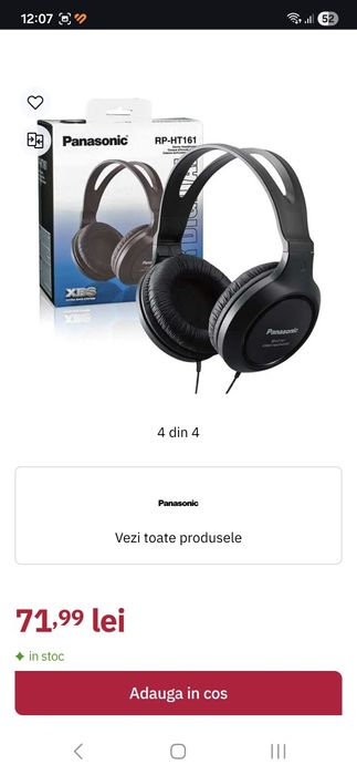 Casti panasonic pentru calculator aproape noi