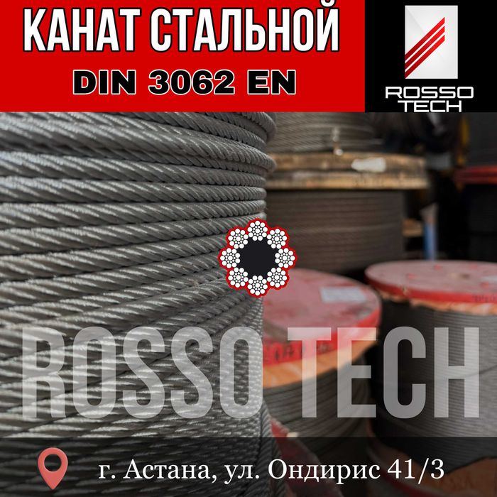 Стальной канат трос