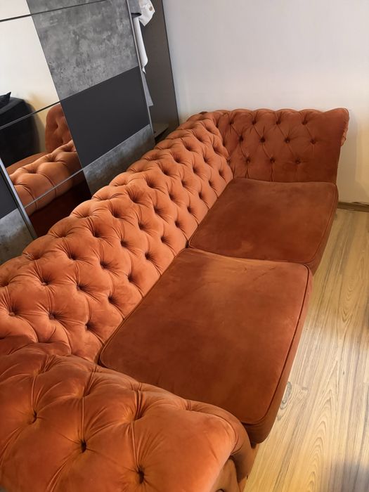 Set canapea + 2 fotolii Chesterfied