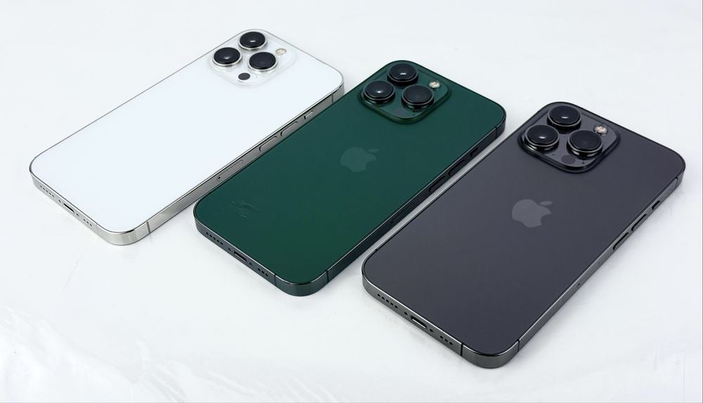 Apple iPhone 13 Pro 128GB Graphite / Green / Silver 100% Батерия!