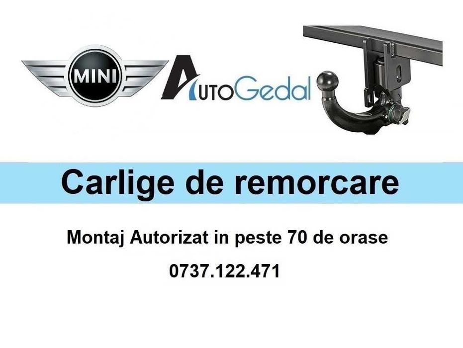 Carlig Remorcare MINI Clubman - Omologat RAR si EU - 5 ani Garantie