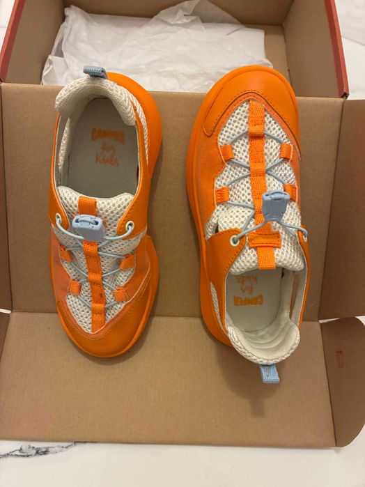 Camper Kids CRCLR Servolux Starbrush Taca White & Orange Sneaker