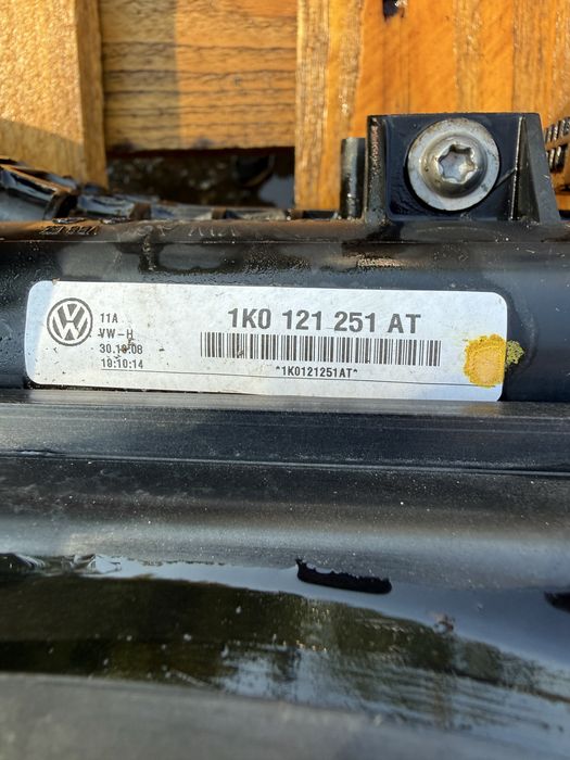 Воден радиатор интеркулер климатичен радиатор и перка перки VW Golf 5 6 Passat B6 Audi A3 8P 1K0145803S 1K0121207T  1K0959455ET 1K0959455DL 1K0145803S