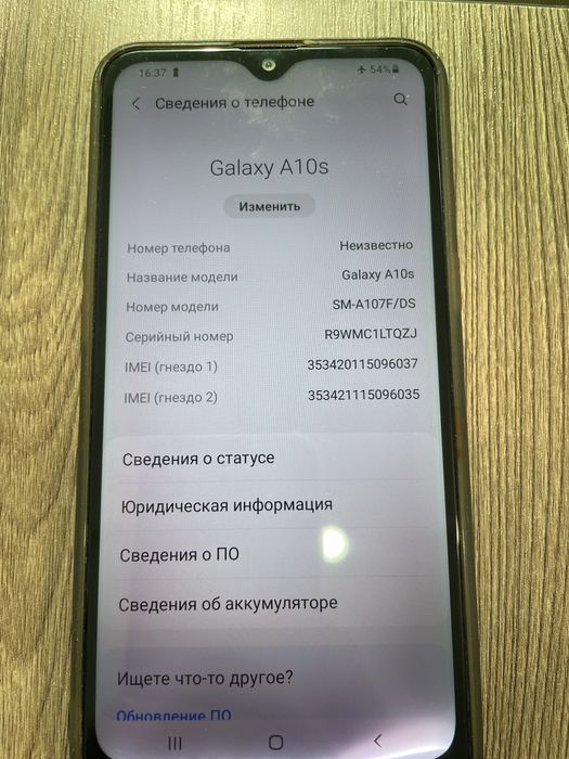 Samsung A 10s в отличном рабочем состоянии