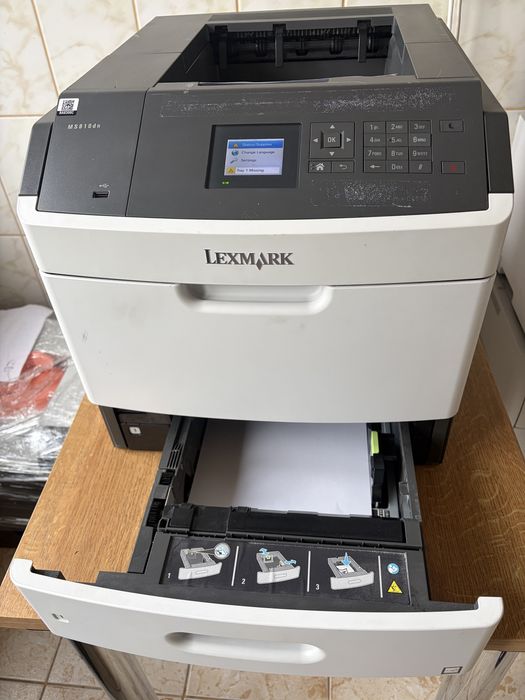 Imprimanta Laser Lexmark MS810N, alb - negru , toner 4000 pg inclus