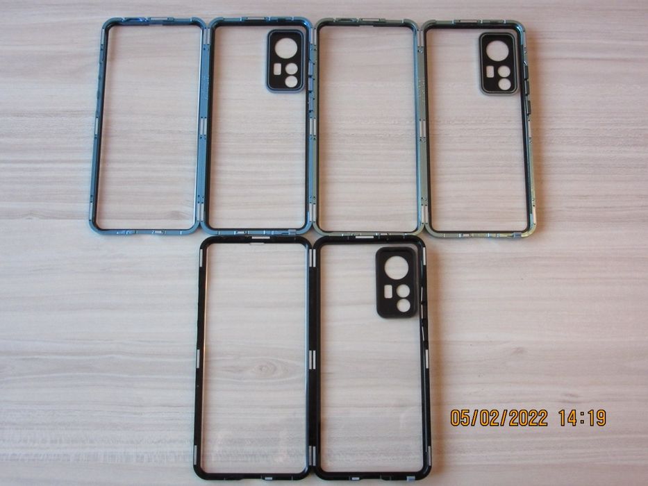 Xiaomi 14T 14T Pro 12 12X / Двоен 360 магнитен кейс с камера протекор