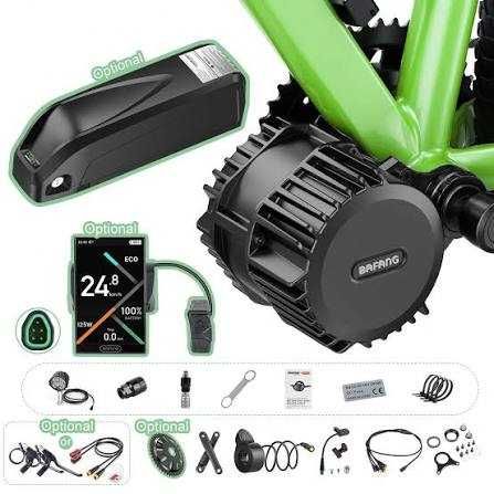 Bafang bbshd 1500w baterie 1860w