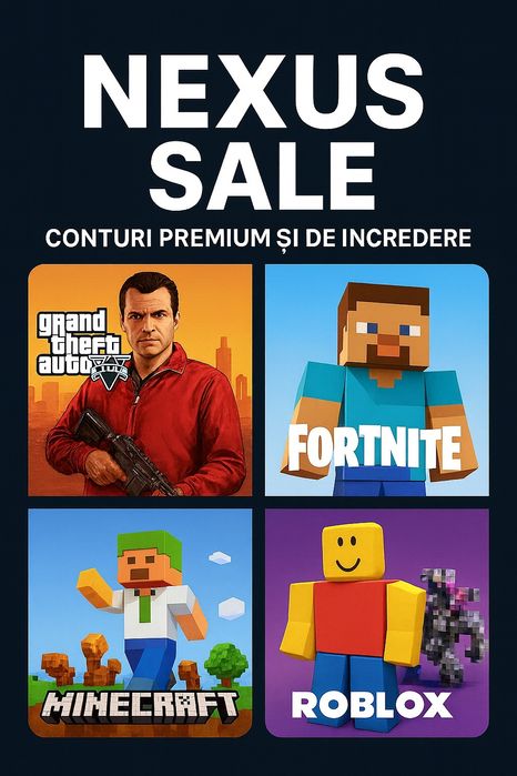 Servicii Gaming • Conturi modate si sigure • rapide&sigure