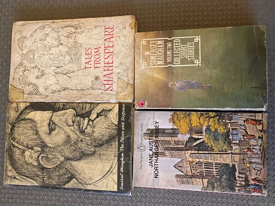 Cărți vechi(anii '40,50,60) de beletristică, limba engleză și germană