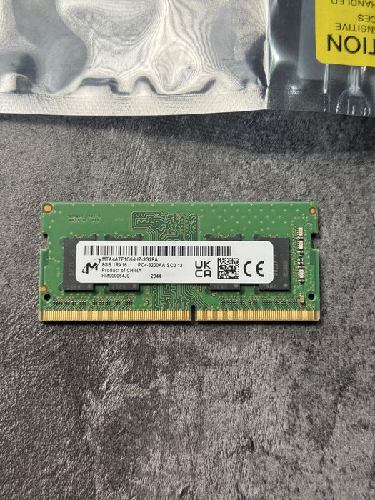Оперативная память Micron 8гб, DDR4-3200мгц,SO-DIMM