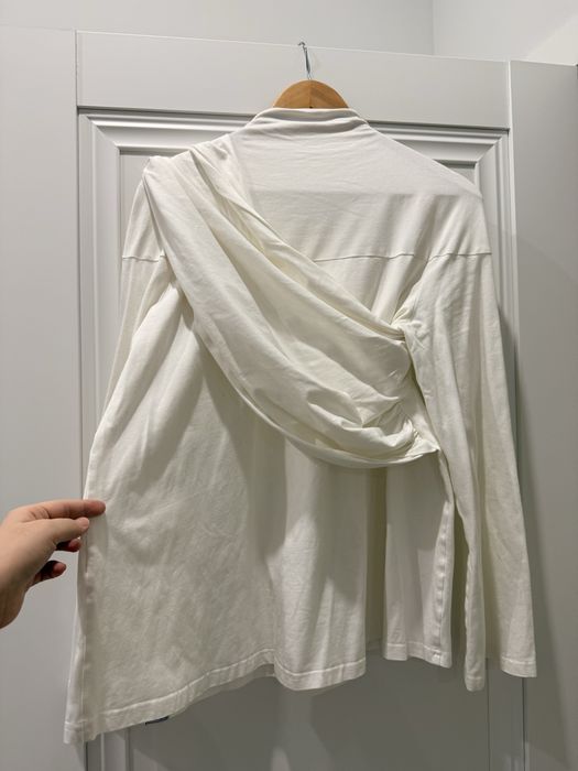 Лонгслив белый хлопок