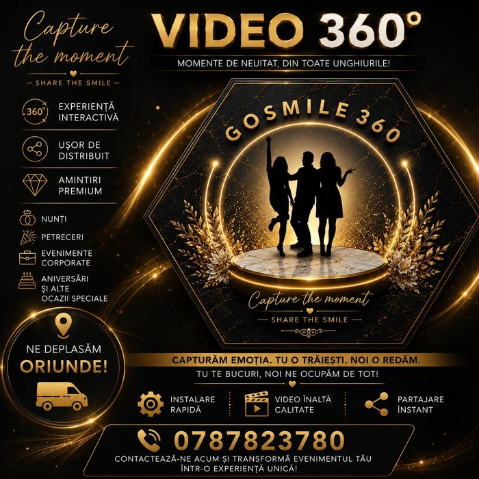 Inchiriez platformă video 360°