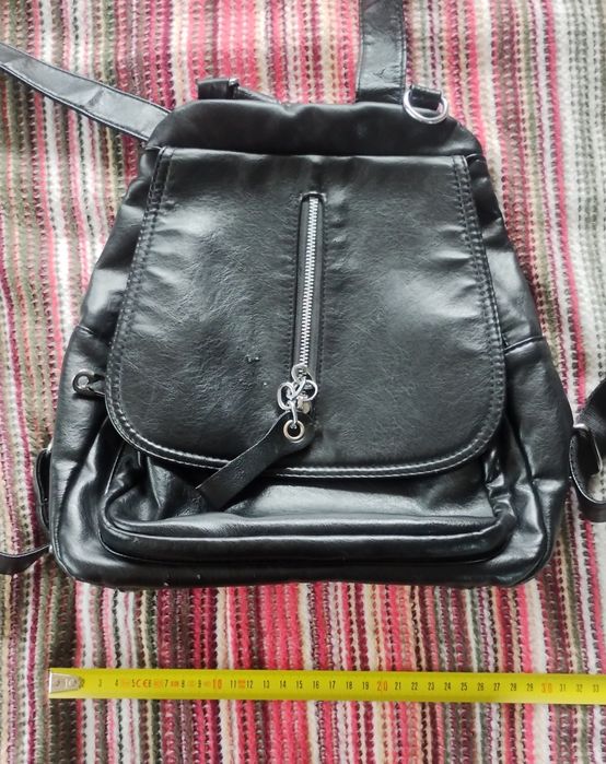 Дамска чанта/ раница от естествена кожа