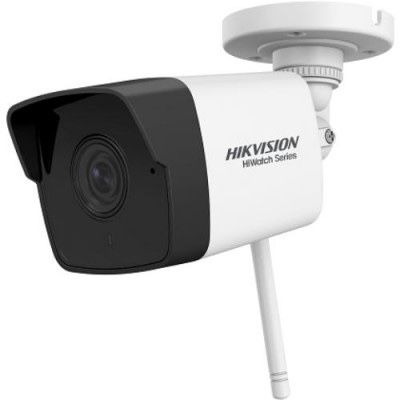 Camera supraveghere exterior WiFi Hikvision Hiwatch 2 MP, microfon