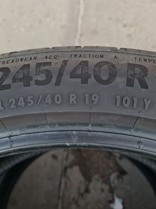 Летни гуми 2 броя CONTINENTAL EcoContact6 245 40 R19 дот 0322