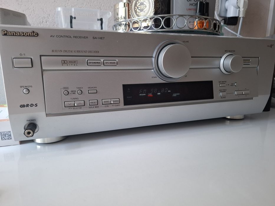 Домашно кино 5.1 Panasonic-Technics Dolby Digital ресивър+5 тонколони+субуфер - общо 550W RMS