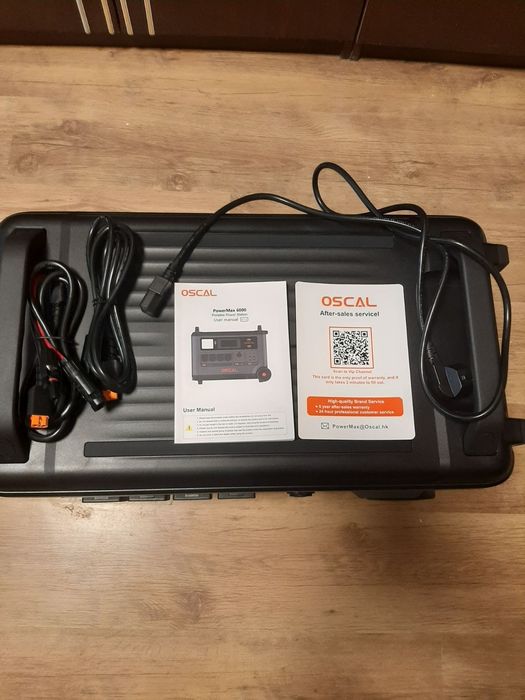 OSCAL PowerMax 6000 – Нова преносима зарядна станция / Генератор LiFePO₄ – 6000W в гаранция