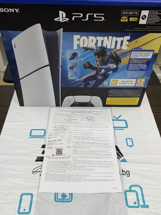 ***КАТО НОВ 825GB Playstation 5 DIGITAL Зора  Гаранция до 2028 г. White