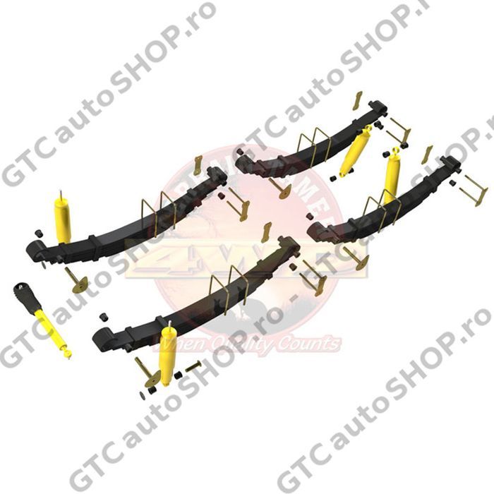 suspensie - kit complet terrain tamer land cruiser bj70 si hzj70 +5cm