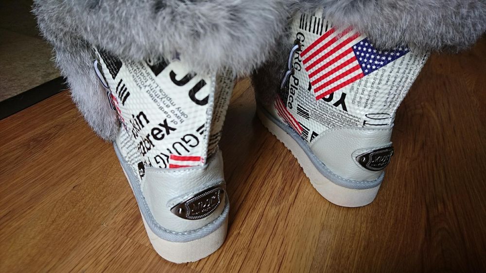 УНИКАТ!!! Луксозни Кожени Зимни Обувки Ботуши Боти 38 Лисици ПРОМОЦИЯ