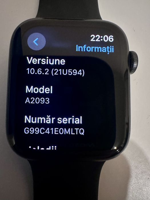 SUPER OFERTA Apple Watch 5 (92% sanatatea bateriei)