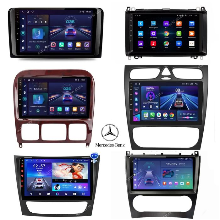 Мултимедия 9 инча Mercedes E B C S ML class sprinter мерцедес Android