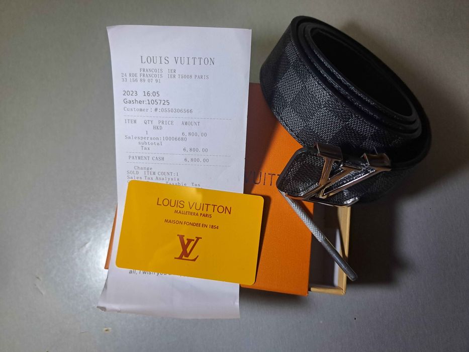 Curea LV Louis Vuitton cu Certificat+Bon+Full box / Premium